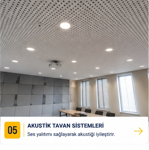 Akustik tavan sistemleri