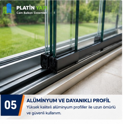 Alüminyum cam balkon profil sistemi
