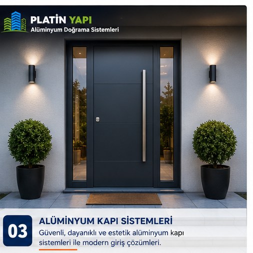 Alüminyum giriş kapısı