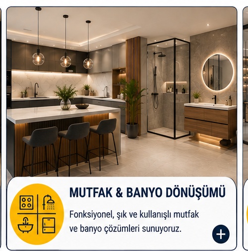 Mutfak ve banyo tadilatı