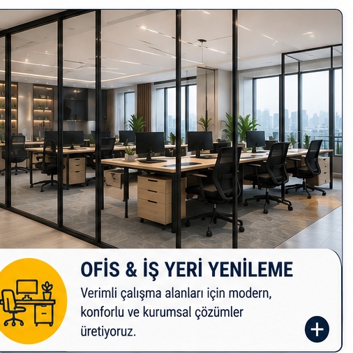 Ofis ve iş yeri tadilat dekorasyon