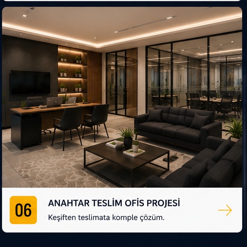 Anahtar teslim ofis tadilat projesi
