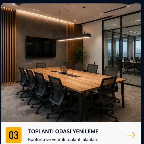 Toplantı odası tadilatı ve yenileme