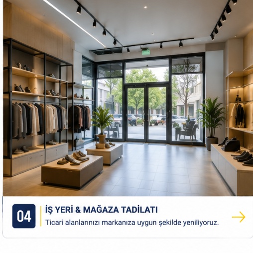 İş yeri ve mağaza tadilatı